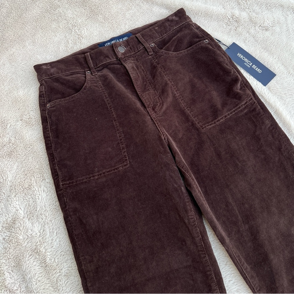 Veronica Beard Chocolate Brown Boot Cut Pants - Picture 5 of 9